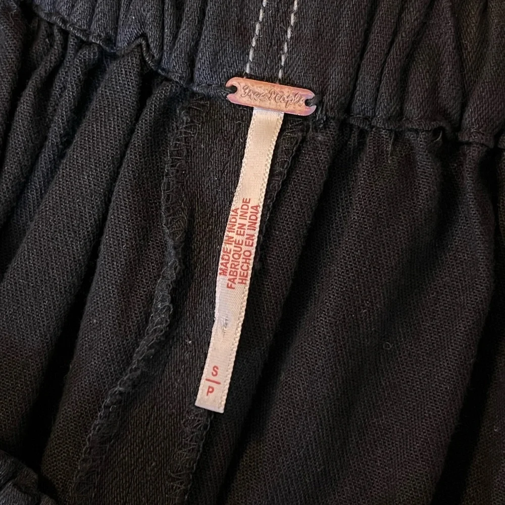 Free People Black Machu Barrel Midi Dress - Picture 10 of 13